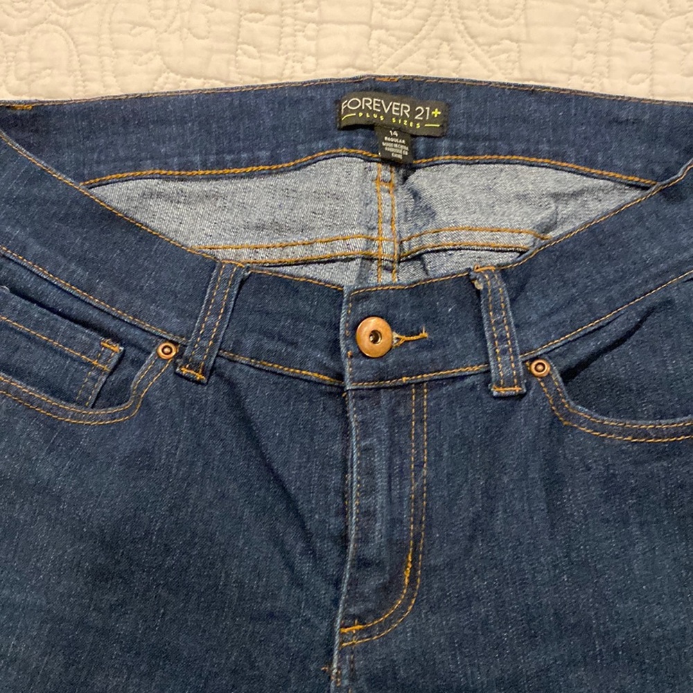 Forever 21 Womens Plus Size 14 Skinny Jeans